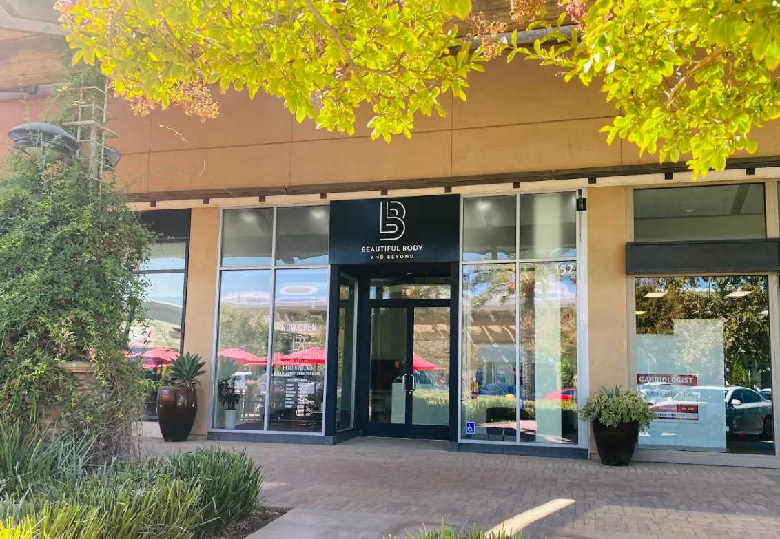 The storefront of Beautiful Body and Beyond at The Shops at Dos Lagos in Corona, CA