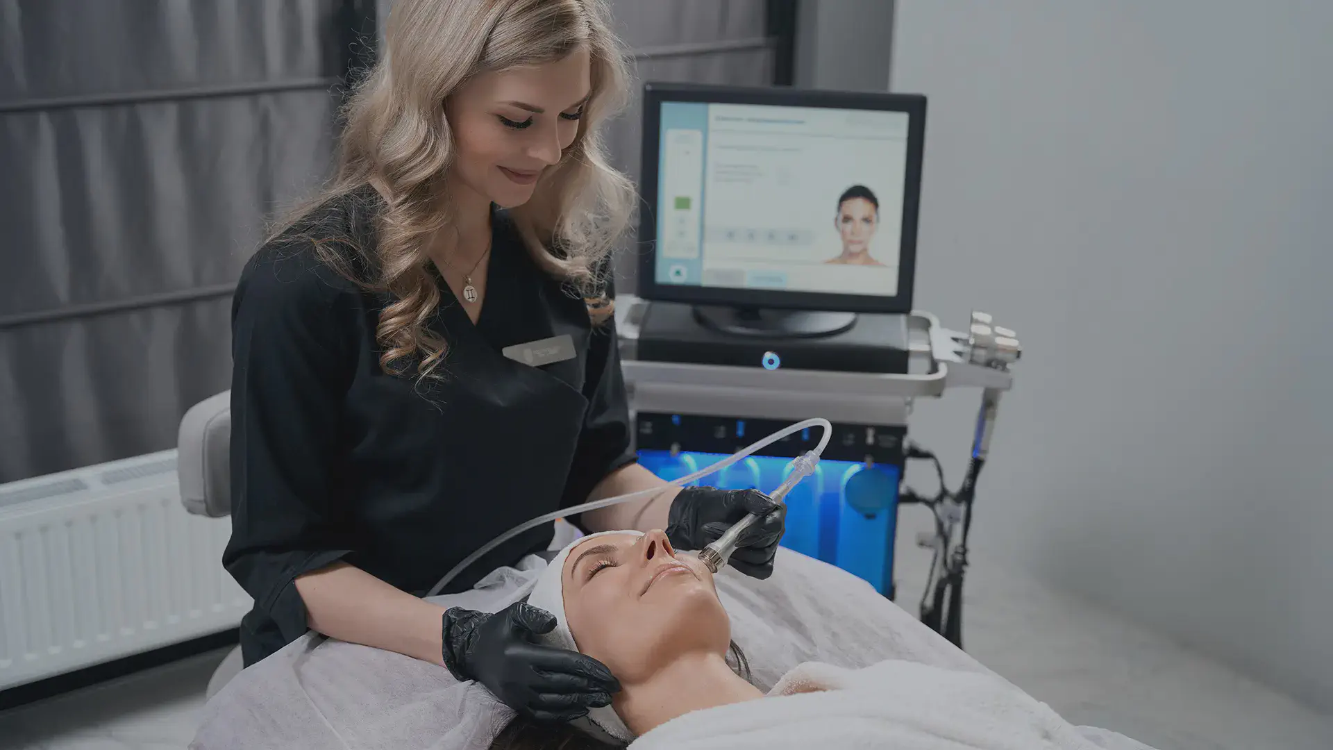 HydraFacial glowing skin treatment at Beautiful Body and Beyond med spa in Corona, CA